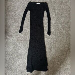 ZIMMERMANN black knit maxi dress